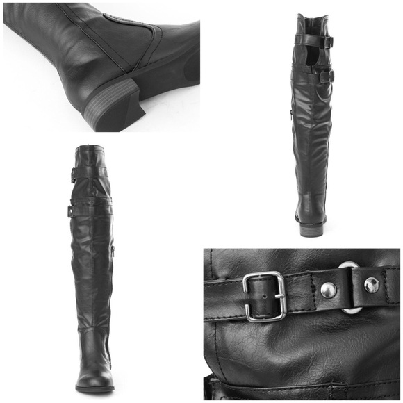 ride black over the knee boots - Picture 4 of 7